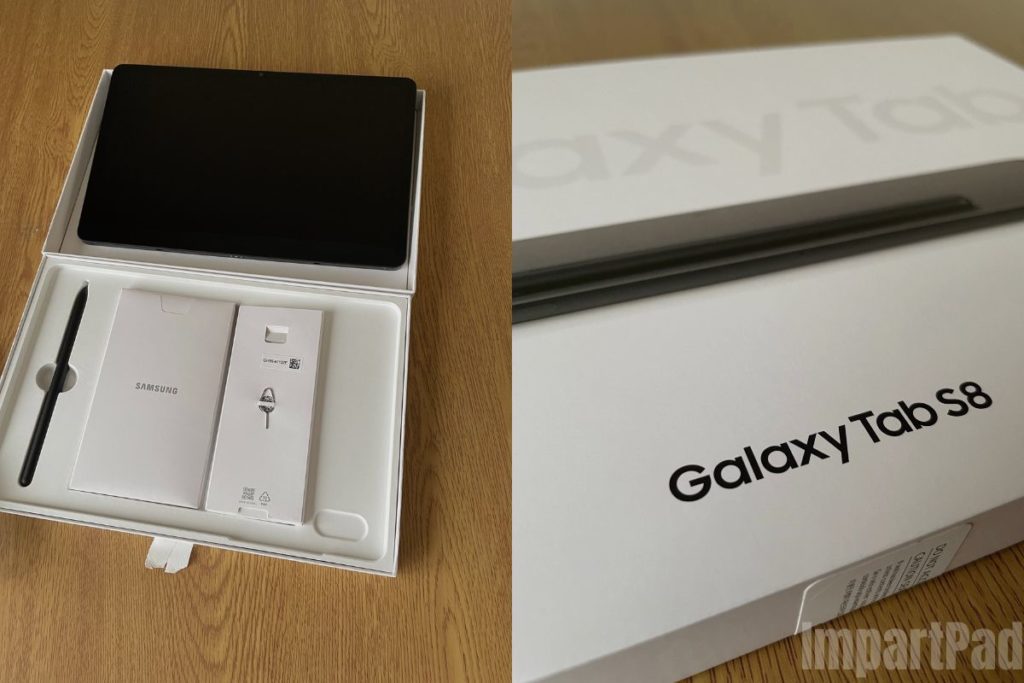 Specifications of the Samsung Galaxy Tab S8 tablet
