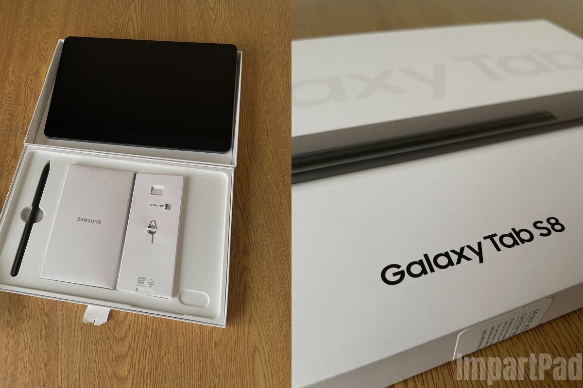 Specifications of the Samsung Galaxy Tab S8 tablet