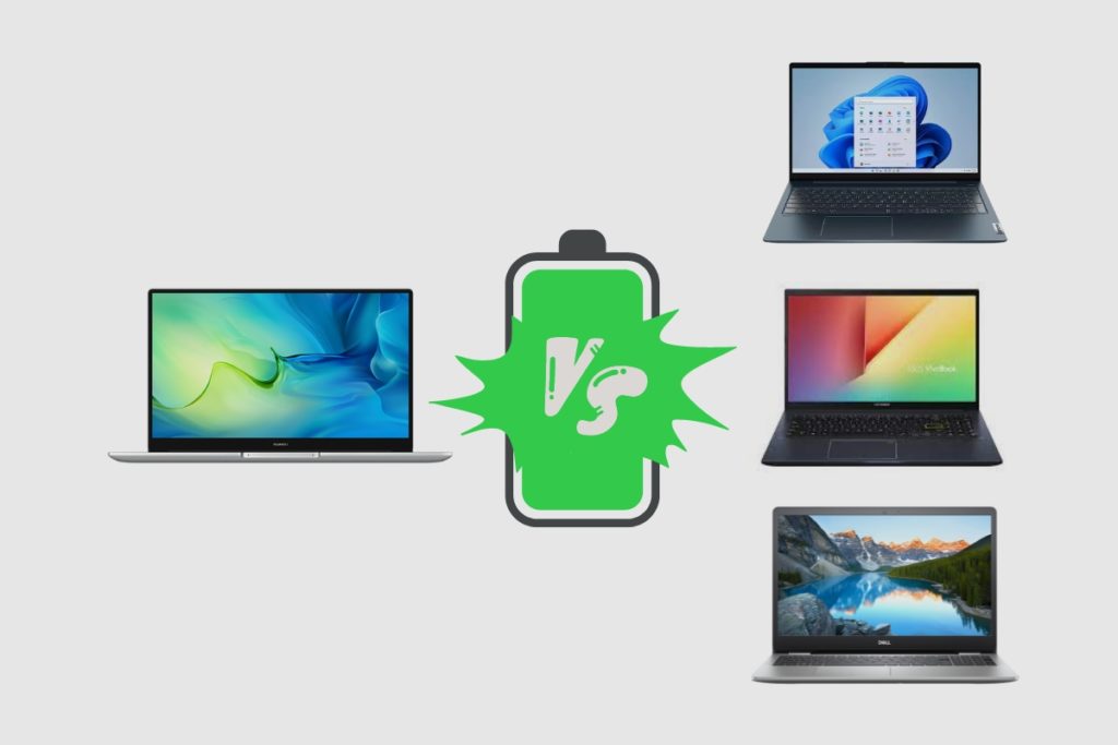 MateBook D 15 Battery Life vs Competitors