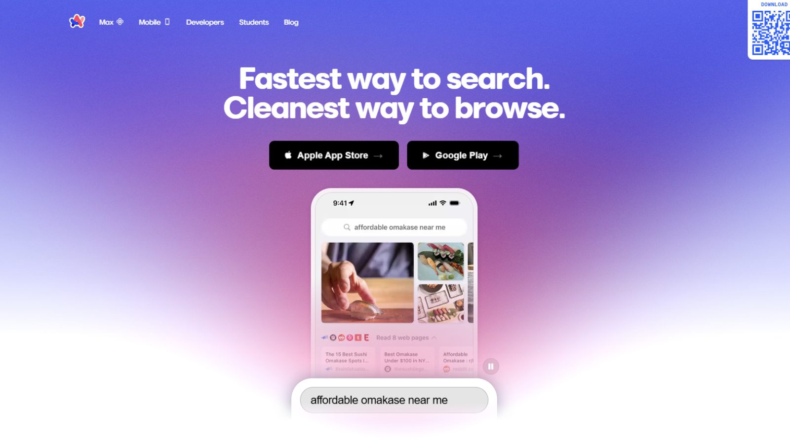 Arc Search Browser